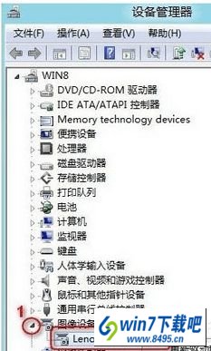 点击“管理” win10系统摄像头黑屏不能视频聊天的图文步骤