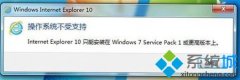 Сwin7ϵͳװiE10ʾְ֧װʧܵĲ?